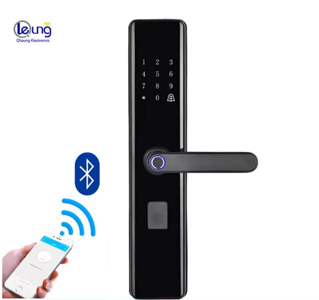 Smart Door Lock Wifi Fingerprint Passcode Card Remote Control APP Residence Door Lock
