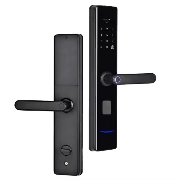 Apartment Digital Fingerprint password Card Door Lock ,Smart Safe Finger Print Lock with Doorbell