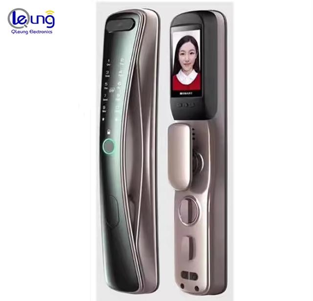 Camera Door Lock Home Security Fingerprint Password Visible Smart Wifi APP Card lock