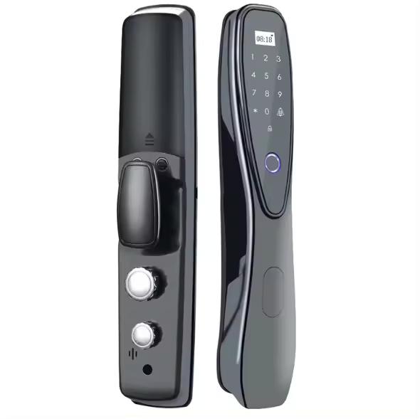 Tuya Smart Remote Control Fingerprint password Cardcode APP Automatic door lock Smart Wifi door lock