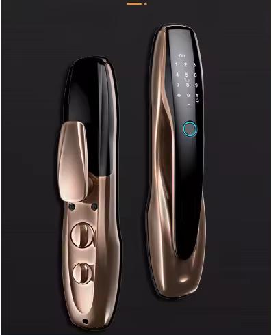 High Quality Smart Tuya WI-FI Door Lock Automatic Door Lock Finger Print Home Doorbell Function Password Card Key Door Lock