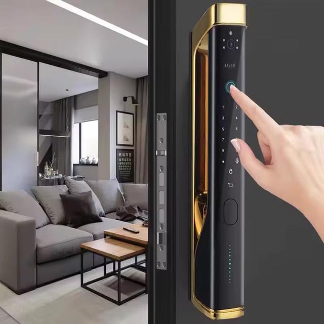 Factory Price Smart Automatic Home Mobile Phone Remote Control Fingerprint Door Lock Wifi Usmart Go APP Pass Code Door Lock